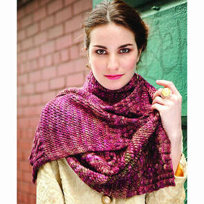 Malabrigo Houston - Cable and Openwork Panel Scarf- Knitting Kit / Pattern