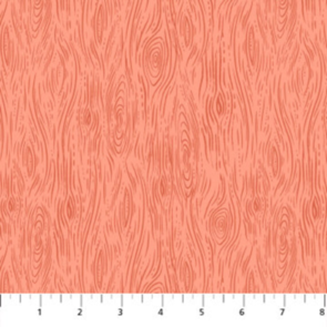 Figo Festive Fauna - Woodgrain - Terracotta