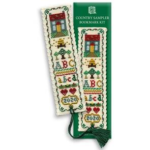 Textile Heritage Bookmark Cross Stitch Kit - Country Sampler