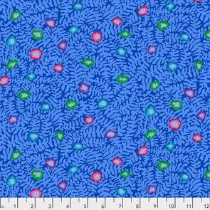 Free Spirit Kaffe Fassett Fabric - Moss Flower Blue