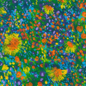 Robert Kaufman Painterly Petals - Meadow - Garden SRKD-22271-238 GARDEN