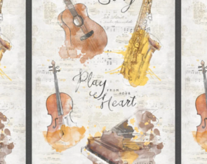 Wilmington MM Fabs Katie Pertiet Musical Gift 3027-16518-259