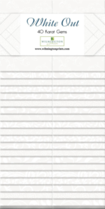 Wilmington Prints 2-1/2in Strips White Out - 40 pieces