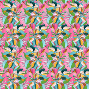 Figo Dreamscape - Floral Dream - Pink Multi