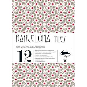 The Pepin Press Gift and Creative Papers Book-Barcelona Tiles