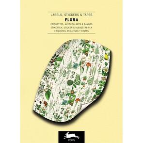 The Pepin Press Label and Sticker Book-Flora