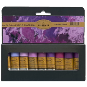 Charvin Extra Fine Oil Colour Purple Shades