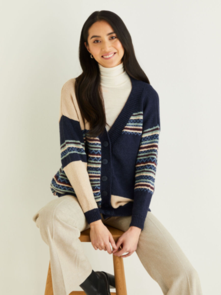 Sirdar 10310 Patchwork Cardigan -  Knitting Pattern / Kit