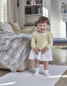 Sirdar 5261 Cardigan and Booties - Knitting Pattern / Kit