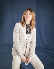 Sirdar 10213 Cable Wrap Cardigan Knitting Pattern / Kit