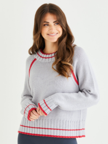 Sirdar 10554 Sporting Edge Sweater Knitting Pattern / Kit
