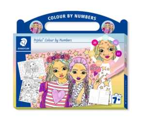 Staedtler triplus Colour by Numbers set - Fashion