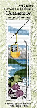 Lyn Manning Cross Stitch Kit Bookmarks - Queenstown
