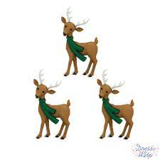 Dress It Up Snow Deer