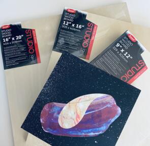 Jasart Artist's Wooden Board - 1.5" Thick Edge