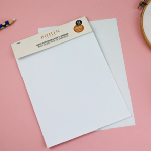 Bohin Water-soluble paper for embroidery