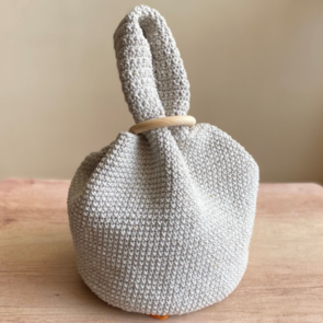 Hoooked Eco Barbante Milano : Japanese Knot Bag - Biscuit