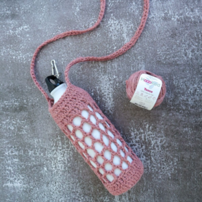 Hoooked Tossa : Bogota Water Bottle Bag - Tea Rose