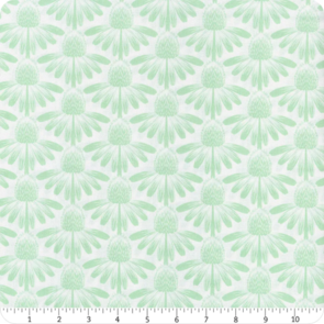 Northcott Anna Maria - Indelible || Cone Flower - Mint