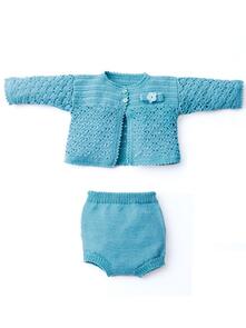 Lana Grossa Pattern / Kit - Cool Wool Baby - Infants Jacket & Pants (0098)