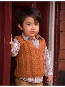 Lana Grossa Pattern / Kit - Cool Wool Big - Childs Slipover (0126)