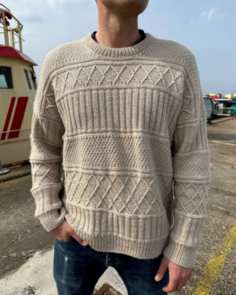 Petite Knit Ingrid Sweater Man - Knitting Pattern / Kit