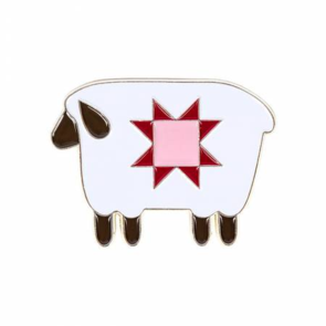 It's Sew Emma Prim Sheep Enamel Needle Minder by Lori Holt