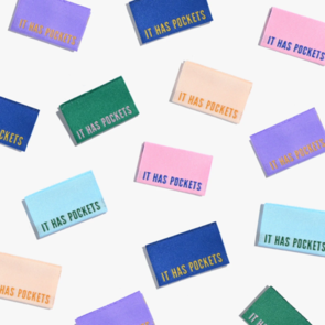 KATM Woven Labels - It Has Pockets Multipack