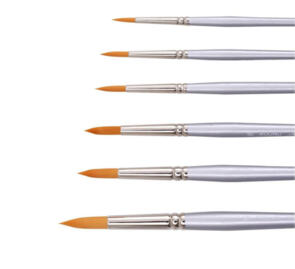 Jasart Golden Synthetic Brushes - Round