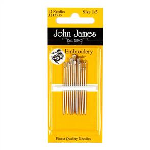 John James Embroidery Needles