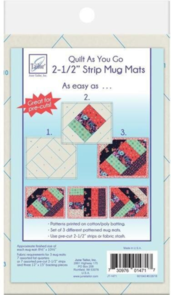 June Tailor QAYG 2.5" Strip Mug Mats - 3 per pack