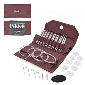 Lykke 3.5" Interchangeable FLIGHT - (STANDARD) - SET - "Faux Waxed Canvas - Maroon"