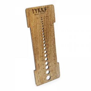 Lykke Mango Wood Needle Sizer and Gauge Tool