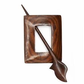 Lykke Square Shawl Pin - Rosewood