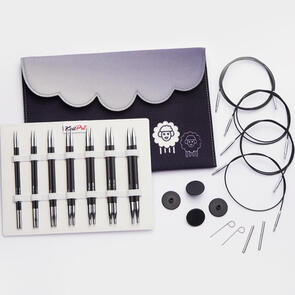 Knitpro Karbonz - Interchangeable Deluxe Set