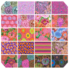 Free Spirit Kaffe Fassett - August 2025 Fat Quarter Bundle - Hot 20pc