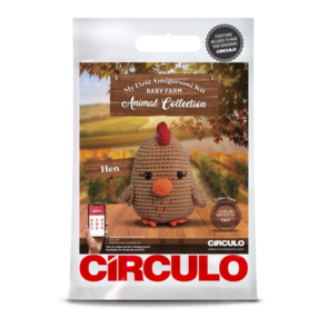 Circulo My First Amigurumi Kit (Baby Farm Animal) - Hen