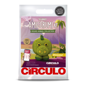 Circulo Amigurumi Kit   (ANIMAL BALL) Dinosaur