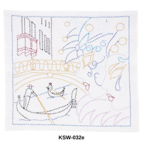 Tulip Sashiko World – Italy Gondolas in Venice