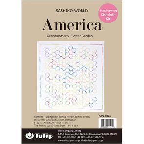 Tulip Sashiko World – America Grandmothers Flower Garden