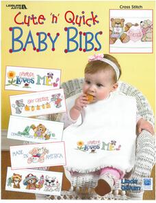 Leisure Arts Cute 'N Quick Baby Bibs