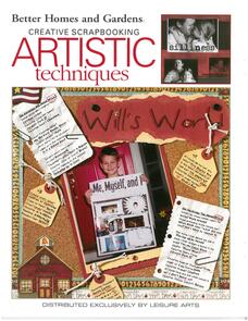 Leisure Arts Better Homes and Gardens - Scrapbooking Artistic Techniques