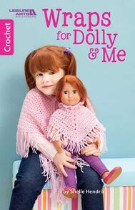 Leisure Arts Wraps For Dolly & Me Crochet Book