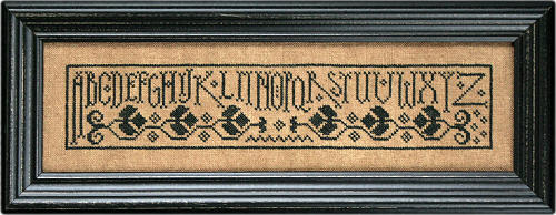 La-D-Da Cross Stitch Chart - A B C D