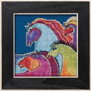 Mill Hill Bead & Cross Stitch Kit: Wild Horses