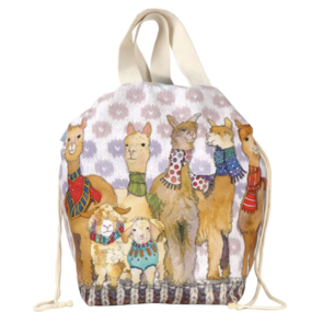 Emma Ball Other Woollies, Large Bucket Bag, with Drawstring