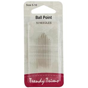 Trendy Trims Ball Point Needles 5-10 10/Pkg