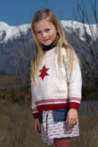 Lisa F LF03 - Coconut Ice Sweater - Knitting Pattern / Kit