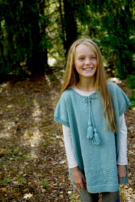 Lisa F LF30 -  Jessica Poncho - Knitting Pattern / Kit