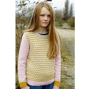 Lisa F Little Cupcakes LF33 Quinn Sweater - Knitting Pattern / Kit